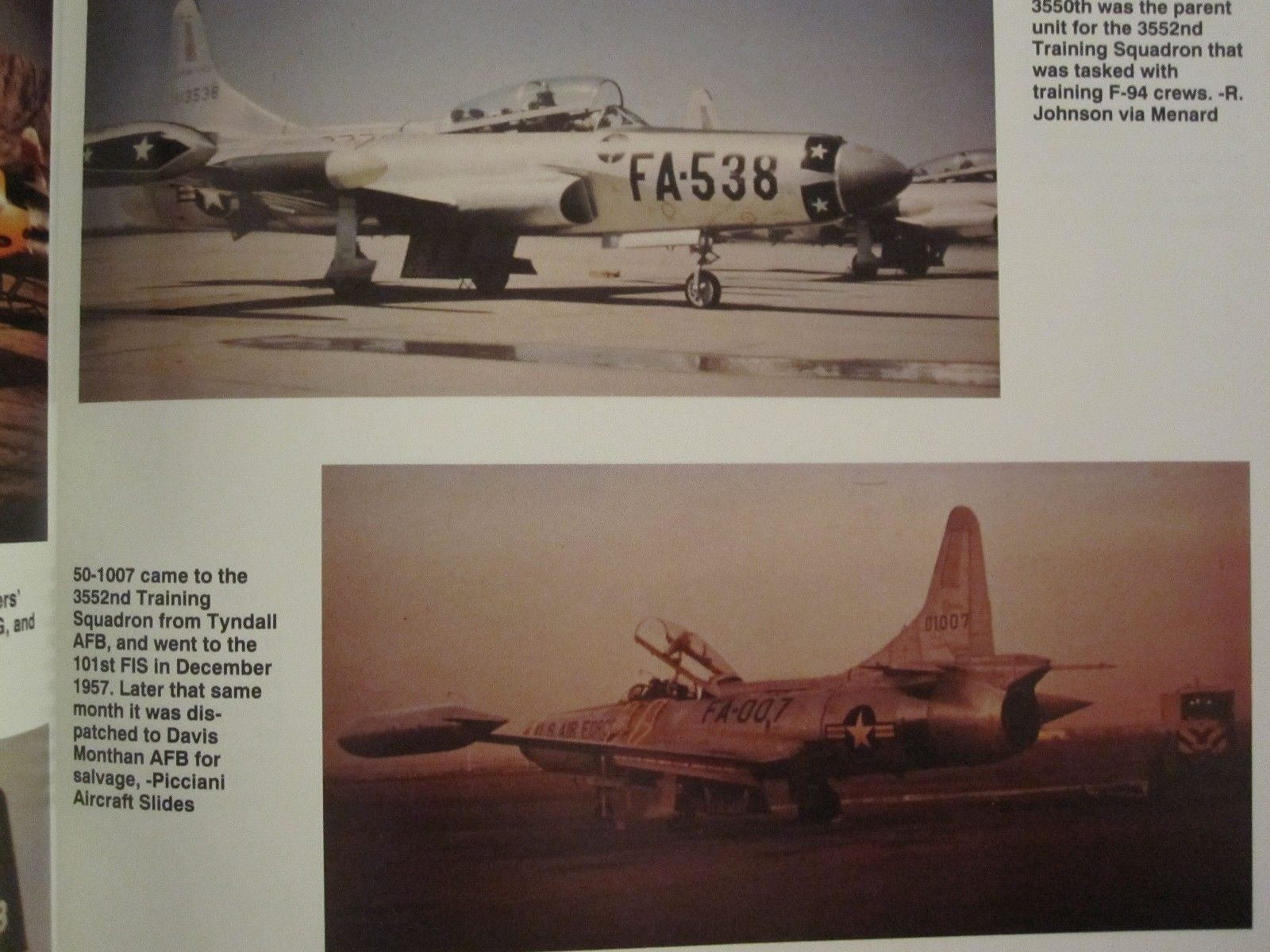 Lockheed F-94 Starfire: A Photo Chronicle – Color Photos, 128 pages