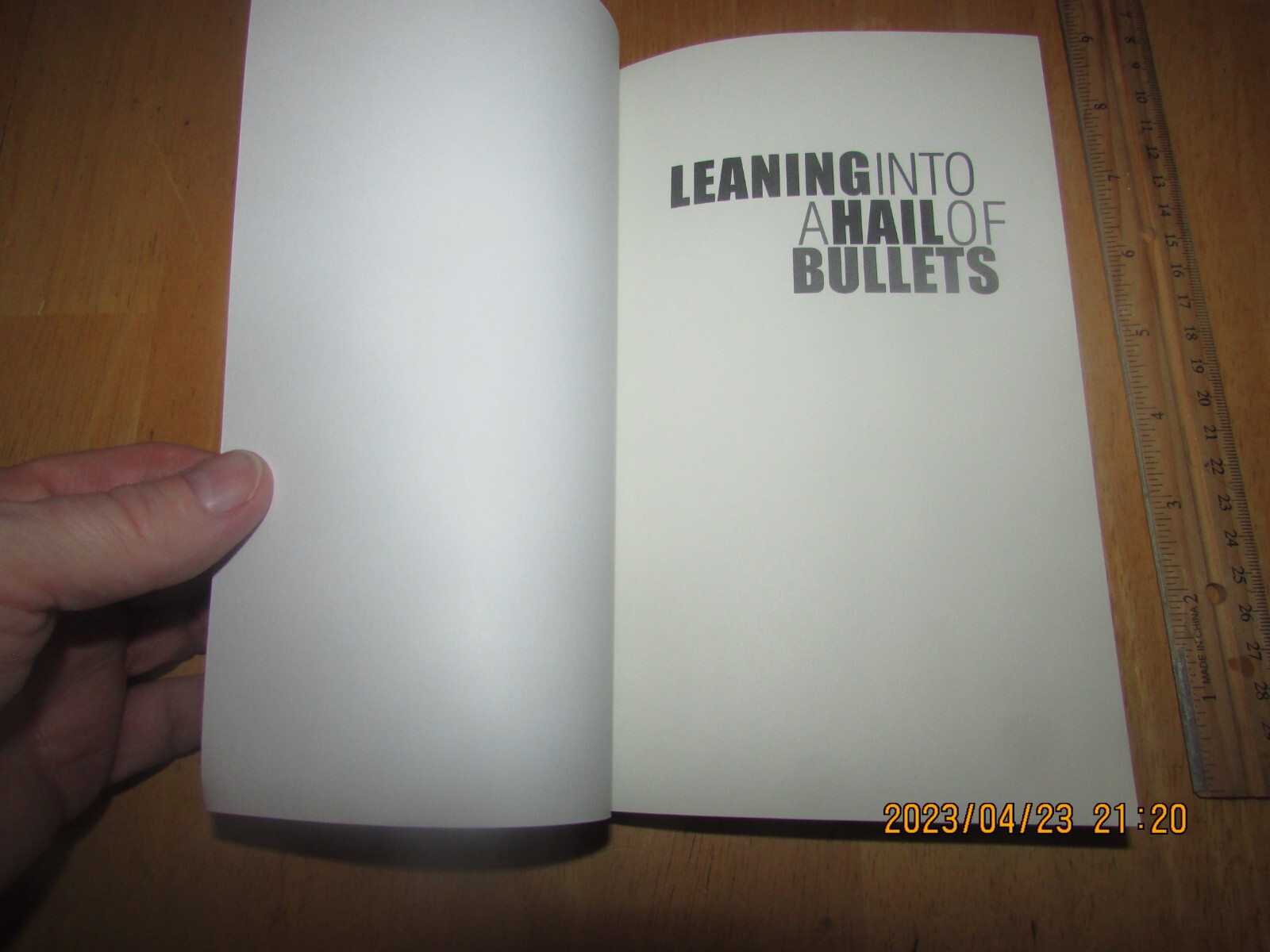 Leaning into a Hail of Bullets : On Temptation by The Navigators Staff (2004, Tr