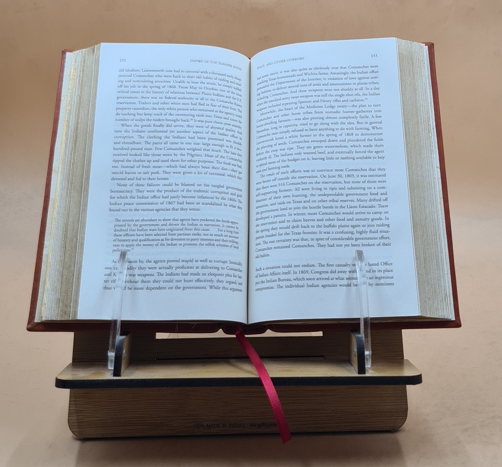 Empire of the Summer Moon: Quanah Parker and the Rise an [PREMIUM LEATHER BOUND]