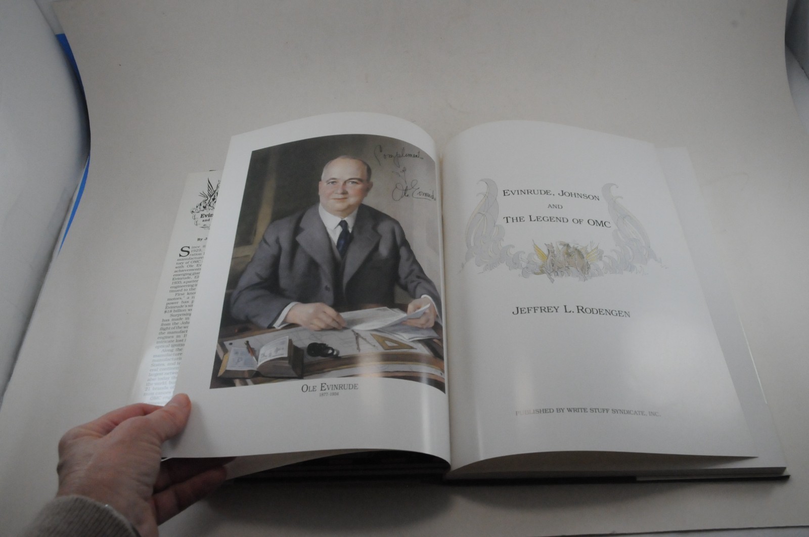 Evinrude, Johnson and the Legend of OMC by Jeffrey L. Rodengen HCDJ