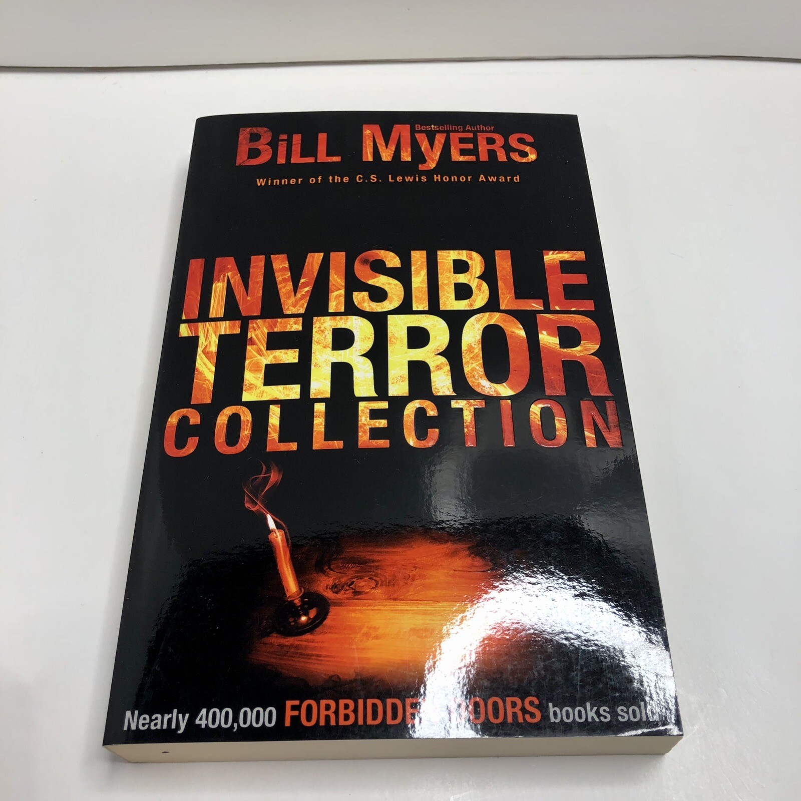 Bill Myers Lot of 2 Elijah Project & Invisible Terror Collection Forbidden Doors