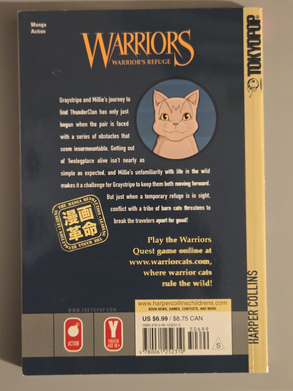 Warrior Cats Erin Hunter Graystripe’s Adventure Signed James L Barry Autograph