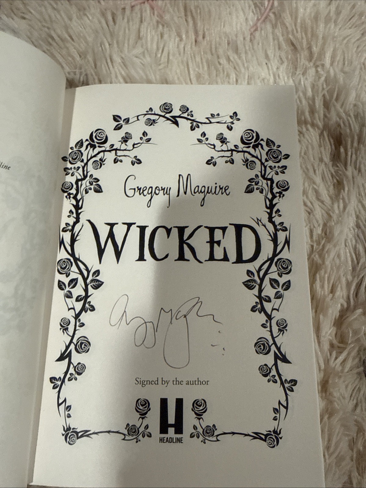 wicked signed Book