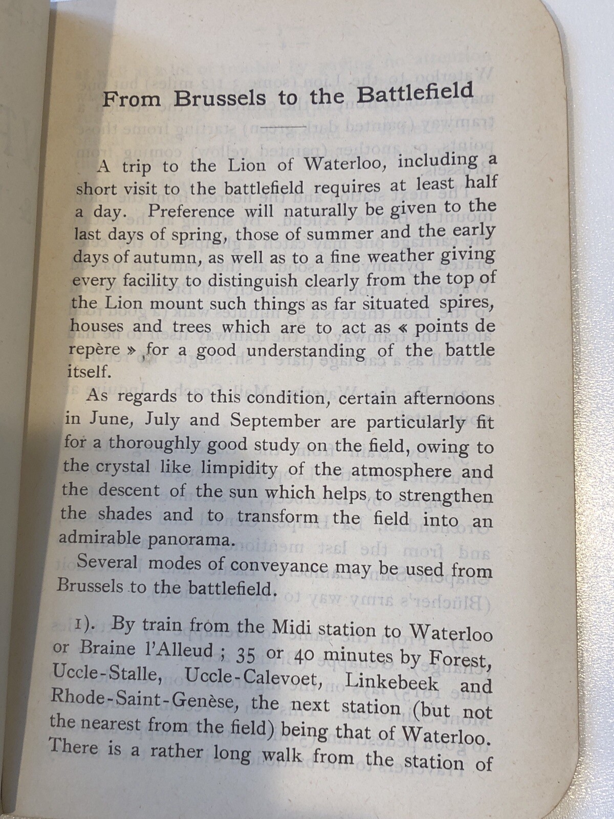 Waterloo & Its Environ Handy Guide 1910’s Illustrated Paperback 60 pages Pre-WWI
