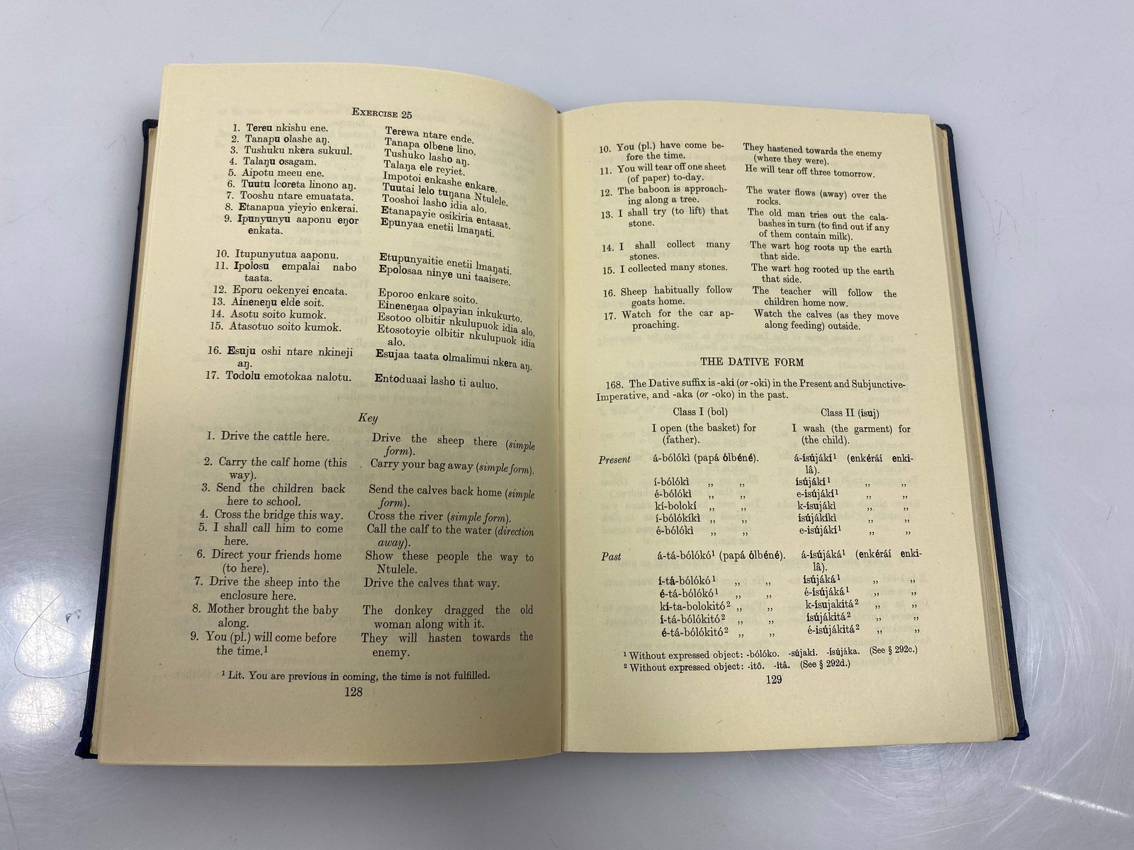 A Maasi Grammar w/ Vocab by Tucker/Mpaayei Ex-library 1955 HC