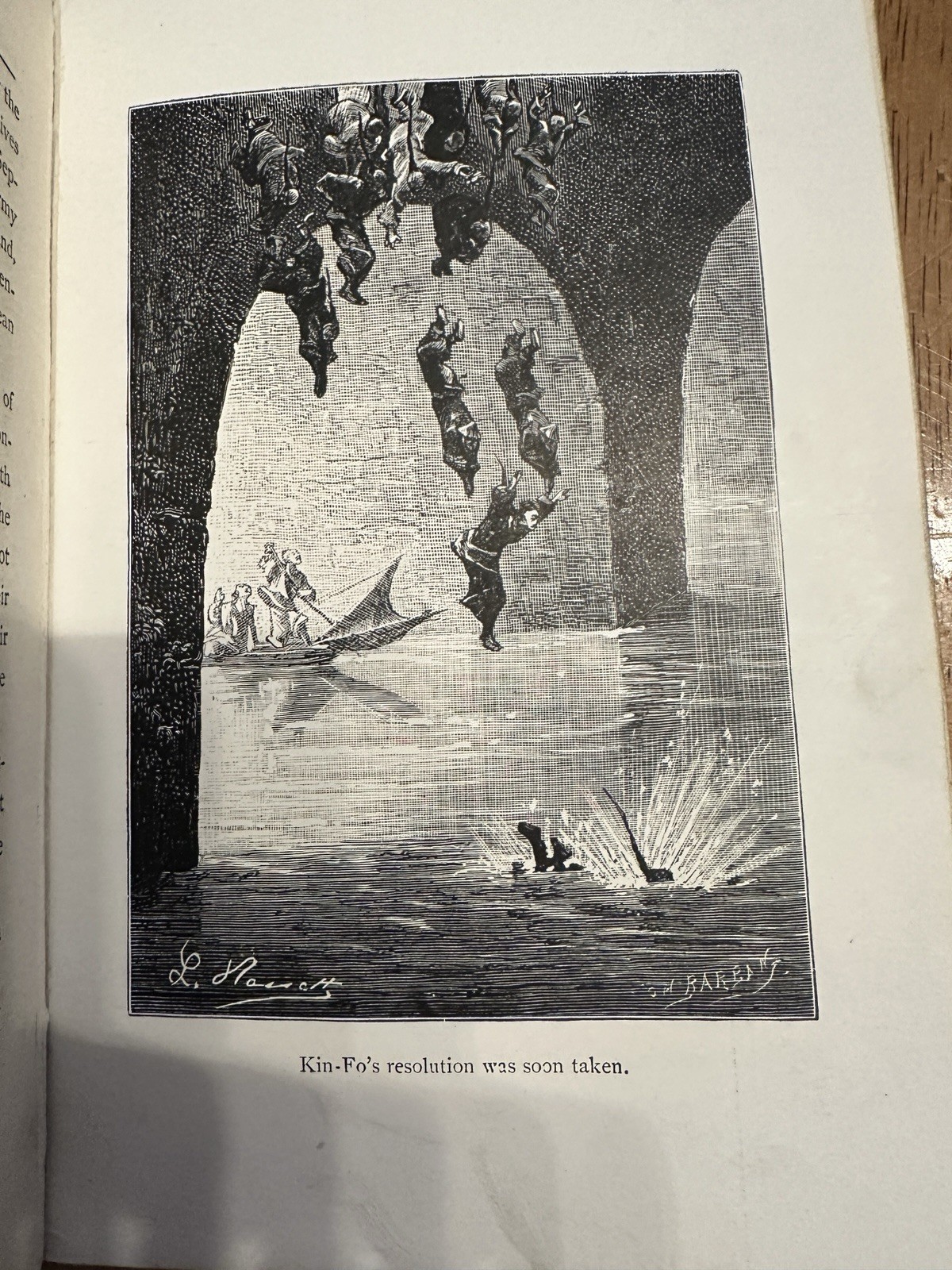 Antique Book 1800s Tribulations Of A Chinaman Jules Verne London Print Sampson