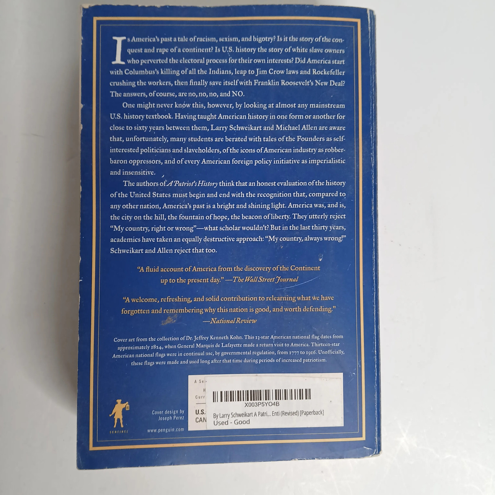 A Patriot’s History of the United Paperback Larry Schweikart And Michael Allen