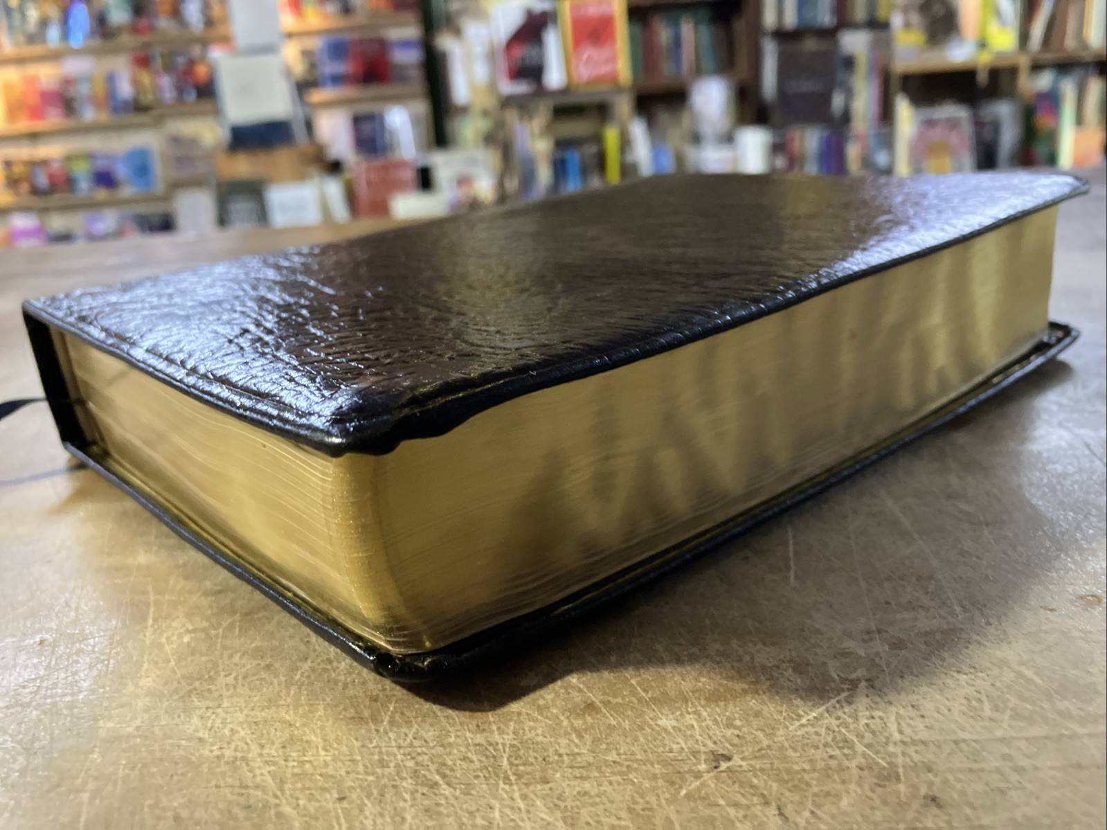 Rare 1988 Kirkbride Thompson Chain-Reference Bible KJV Handy Sz Genuine Leather