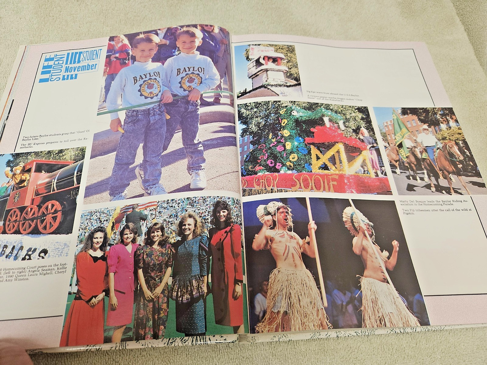 1991 Baylor University Yearbook, Waco Texas – ROUND-UP