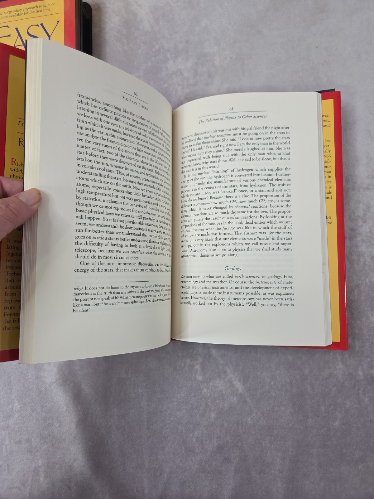 Six Easy Pieces by Richard P. Feynman 1995 Hardcover w/ 6 CDs