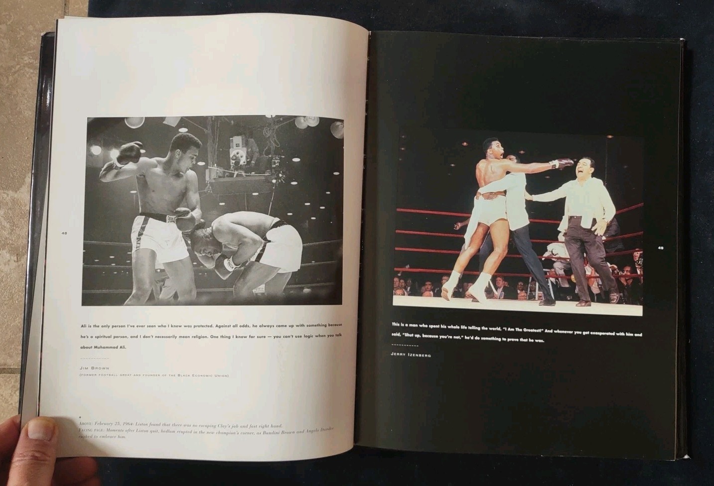 Muhammad Ali In Perspective Photographs Thomas Hauser Hardcover Book Clay Boxing