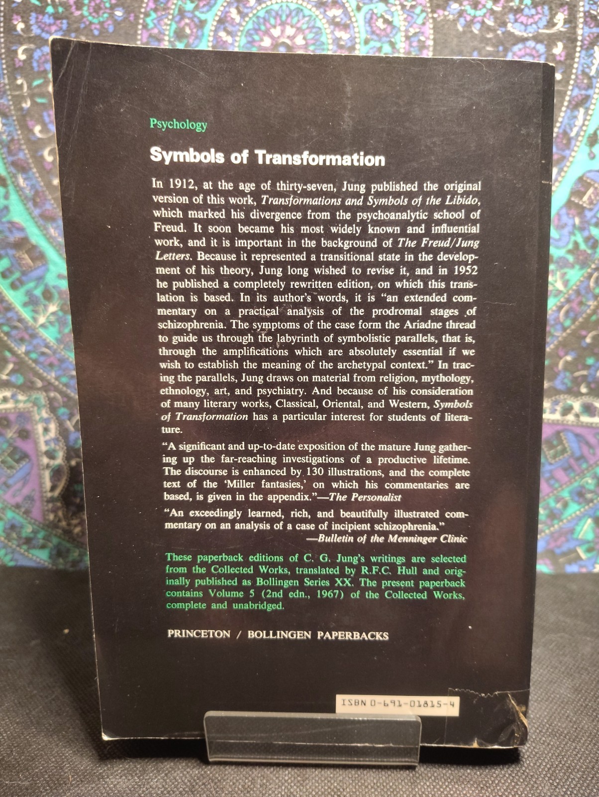 Symbols of Transformation [Collected Works of C.G. Jung Vol.5] First PB Edition