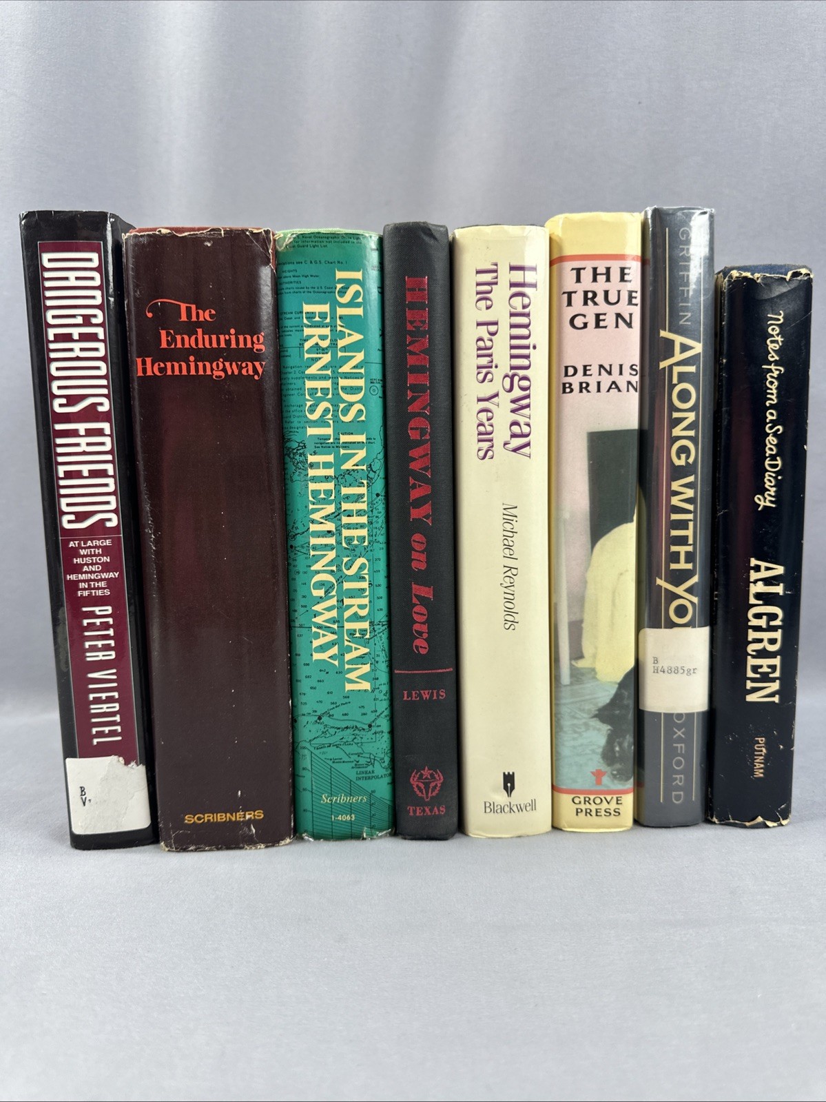Lot of 8 Ernest Hemingway Related Mixed Titles Vintage Books HC/DJ