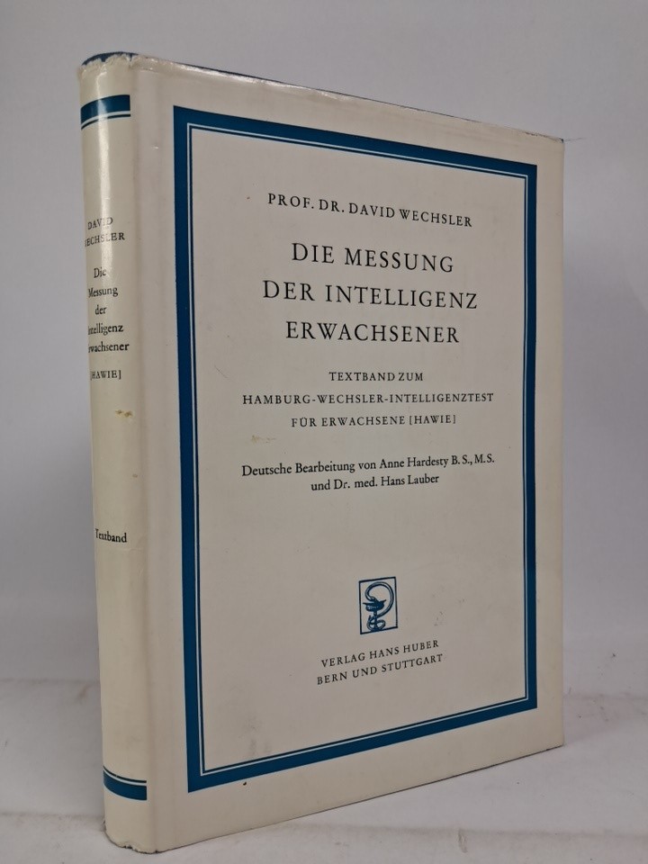 Box HAWIE Hamburg-Wechsler-Intelligenztest für Erwachsene, Wechsler, 1961, Huber