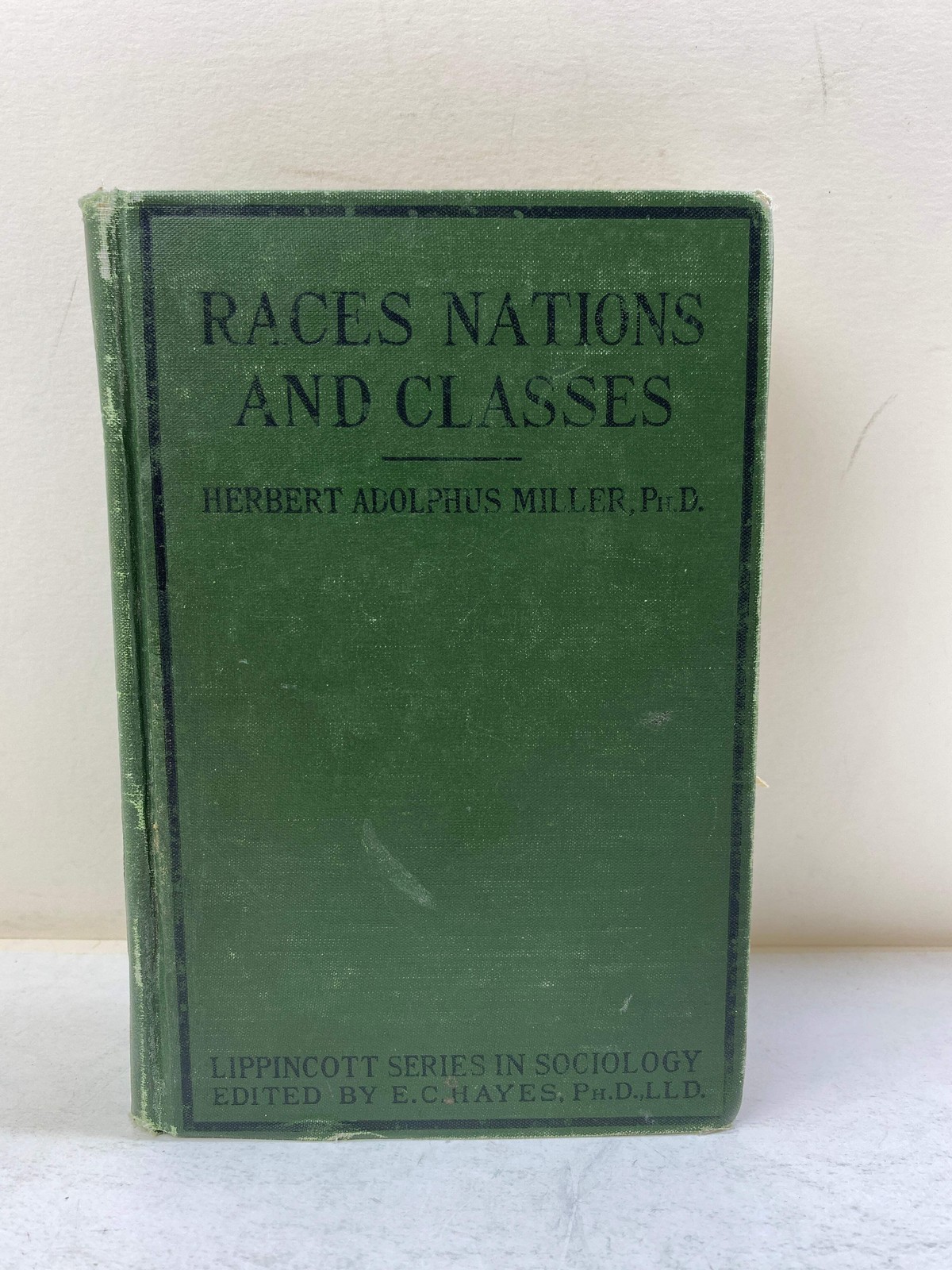 Races, Nations, and Classes by Miller Ex-library 1924 HC