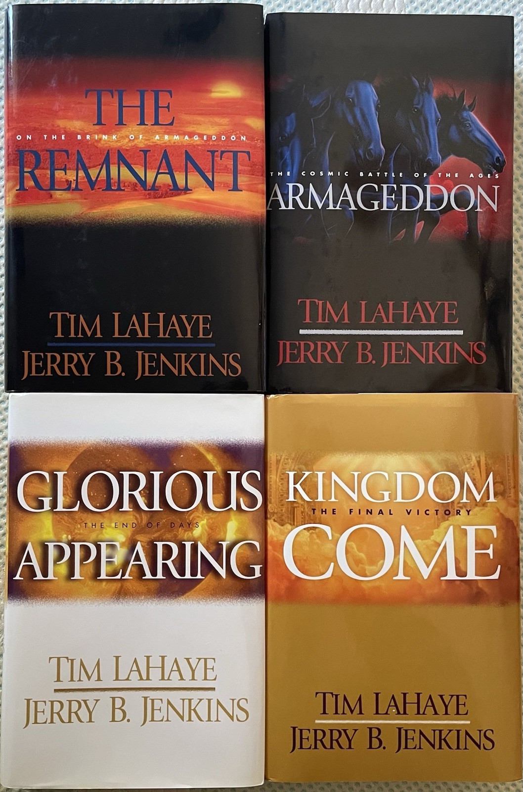 Tim LaHaye & Jerry B. Jenkins Left Behind Series Hardcover Book Club Editions