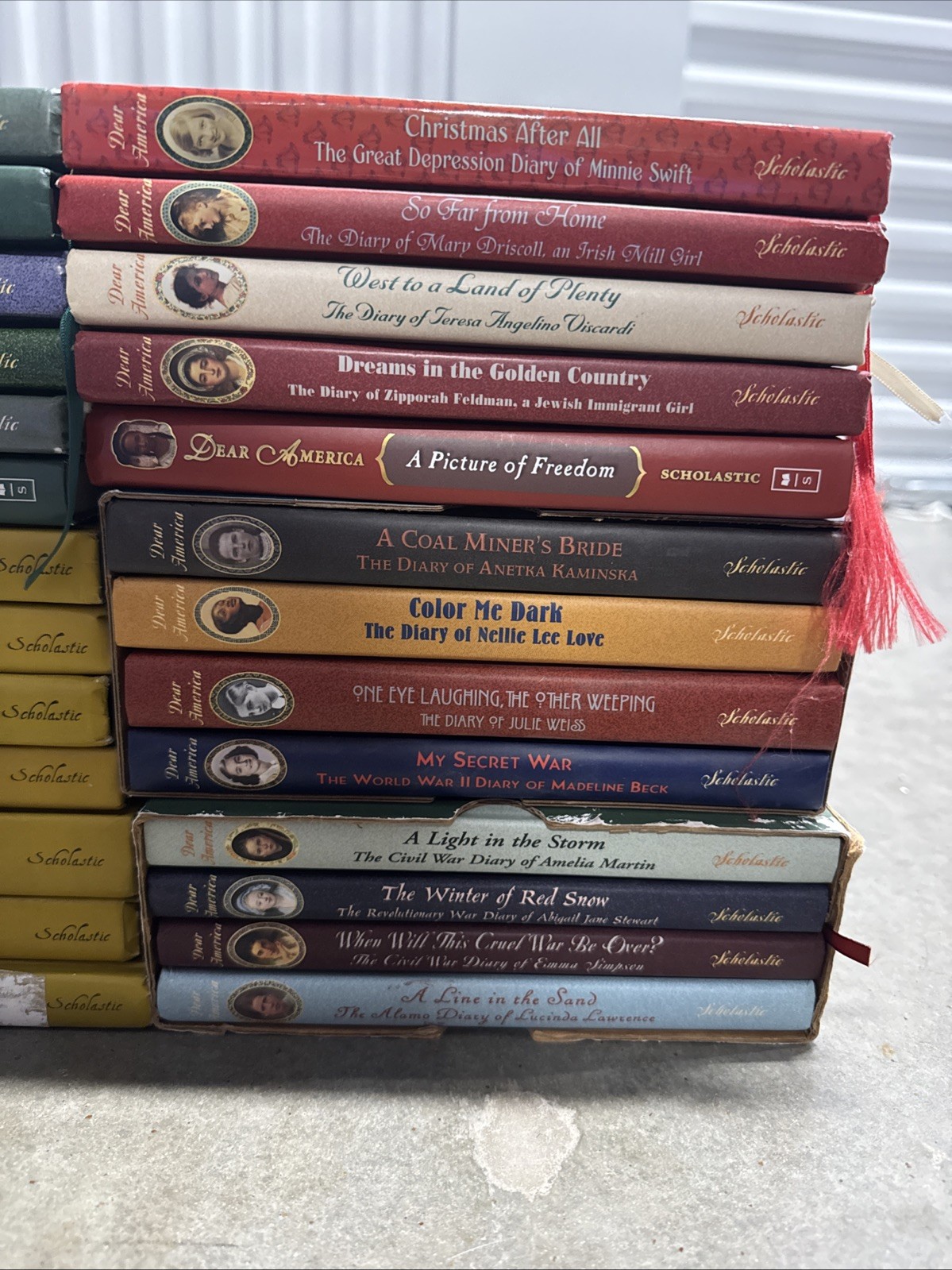 Lot 41 DEAR AMERICA & Royal Diaries & My Name Is Childrens History Set