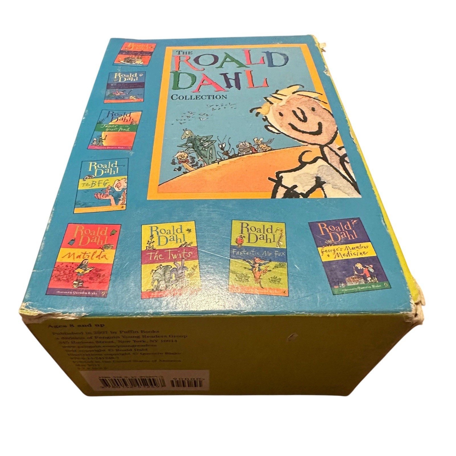 The Roald Dahl 8 Book Collection In Box Matilda James Giant Peach BFG Charlie