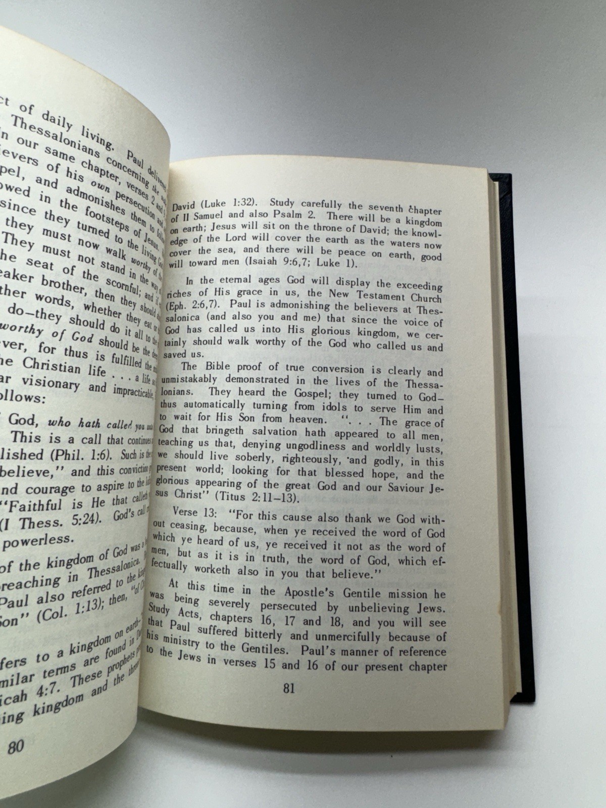THE EPISTLES OF PAUL THE APOSTLE TO THE THESSALONIANS Oliver B. Greene HC 1964