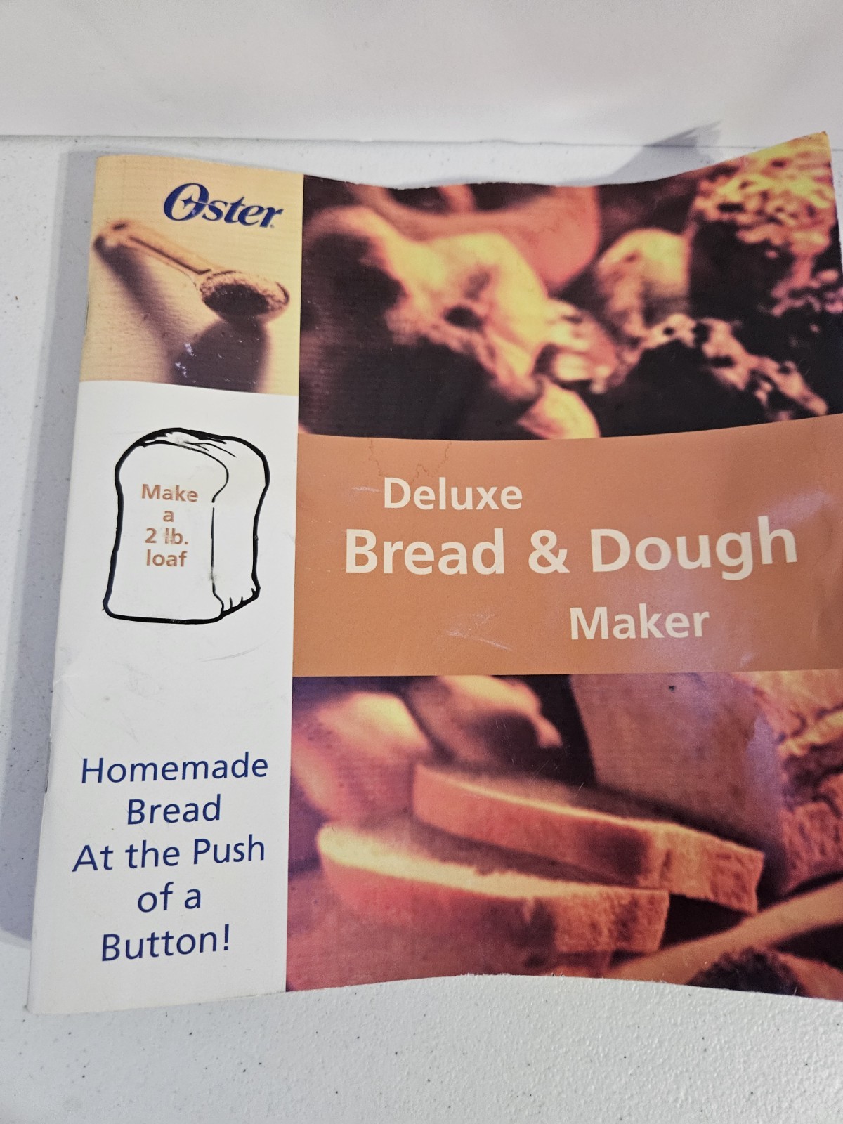 VTG Oster Deluxe Bread Dough Maker Manual + Recipes – BOOK ONLY – 72 Pages