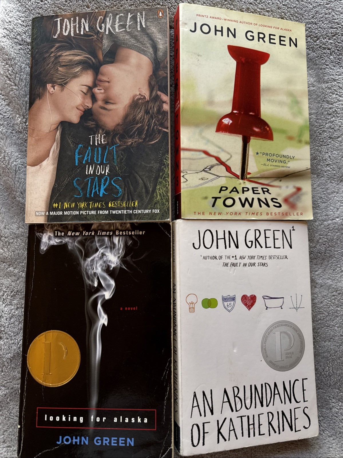 John Green Lot 4 Paperback Books