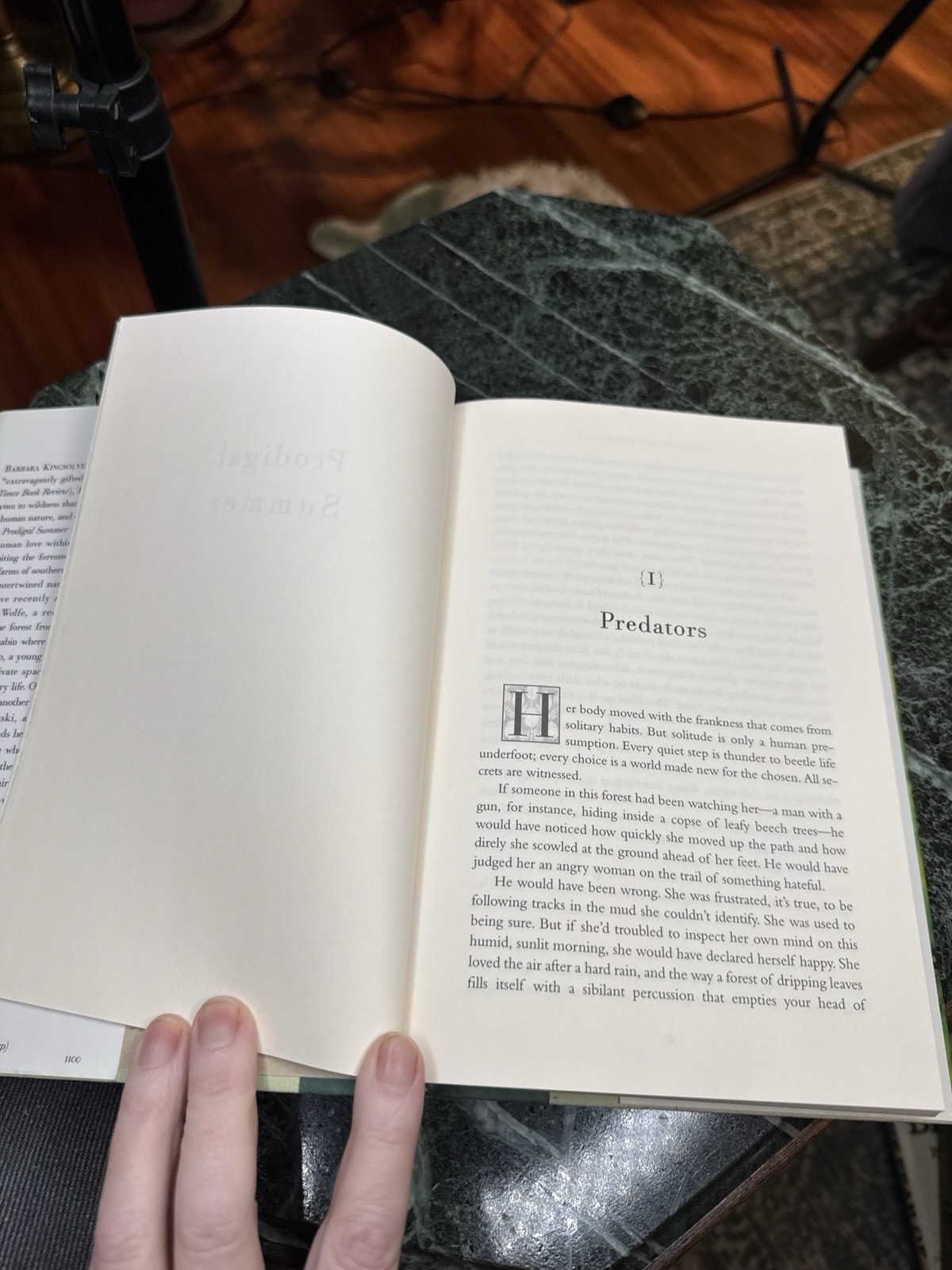 Prodigal Summer by Barbara Kingsolver Hardcover 2000 First Edition 2000 Vintage