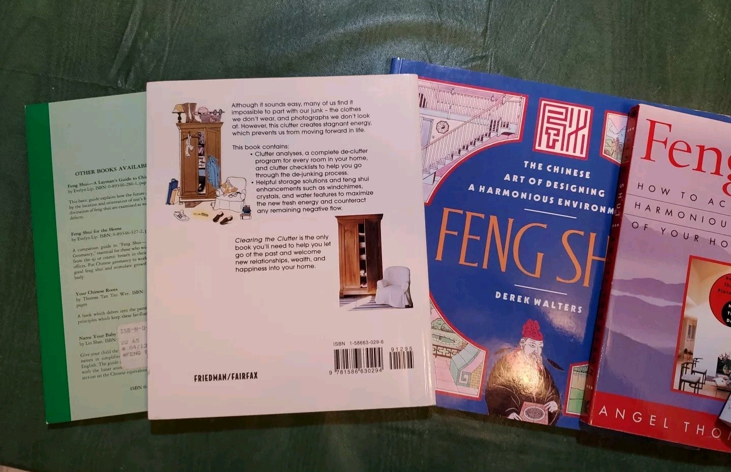 Feng Shui Lot of 5 PB: Evelyn Lip, Derek Walters, Angel Thompson, M. Lambert