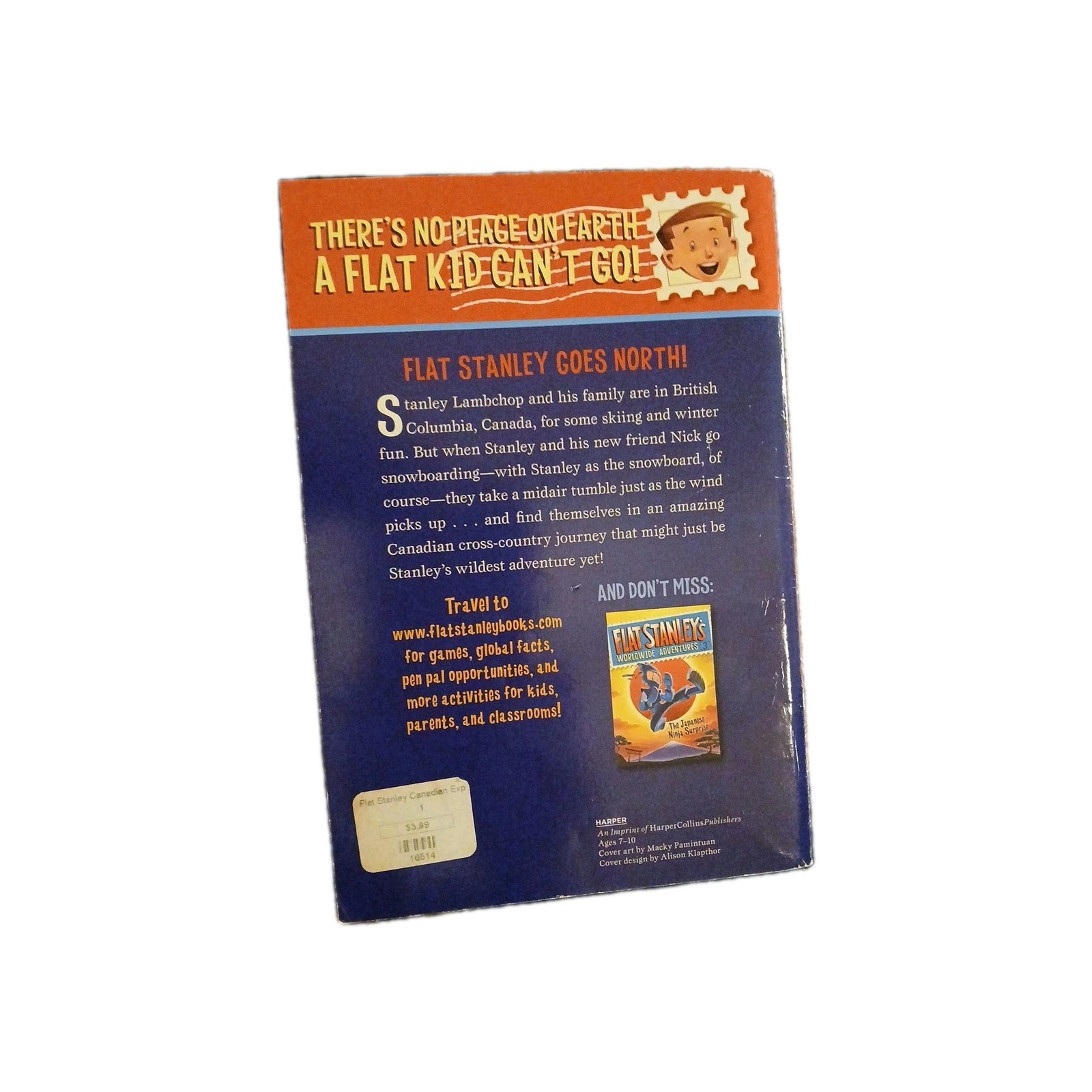 Flat Stanley’s Worldwide Adventures: The Intreped Canadian Expedition By Jeff…