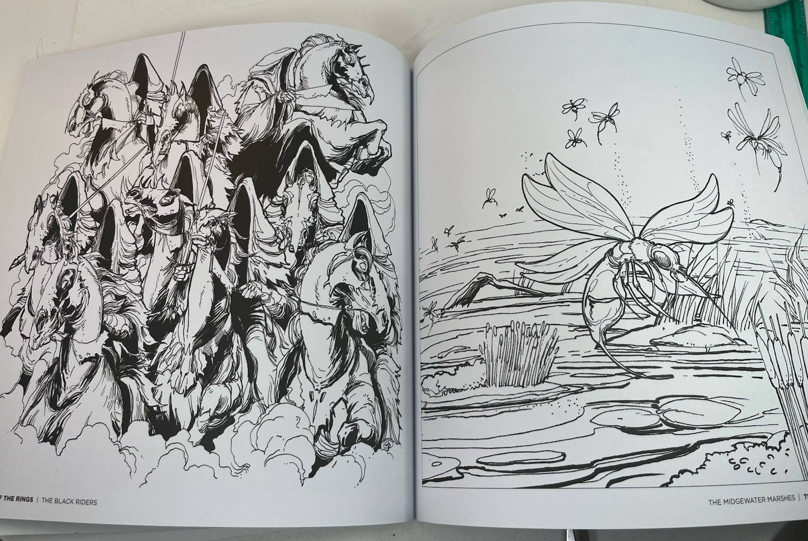 Tolkien’s World A Fantasy Coloring Book New 96 Pages