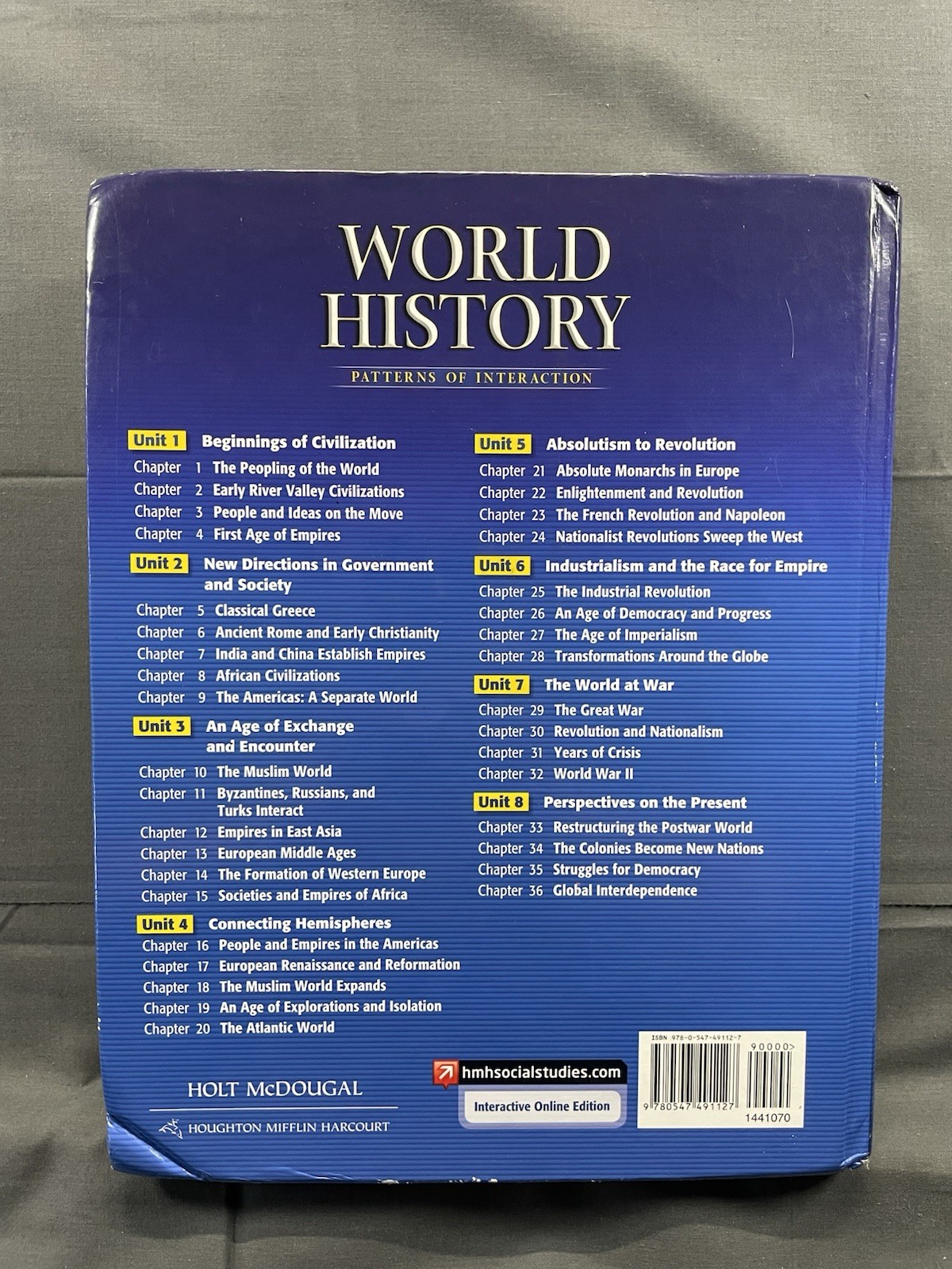 World History: Patterns of Interaction Ser.: Holt McDougal World History :…