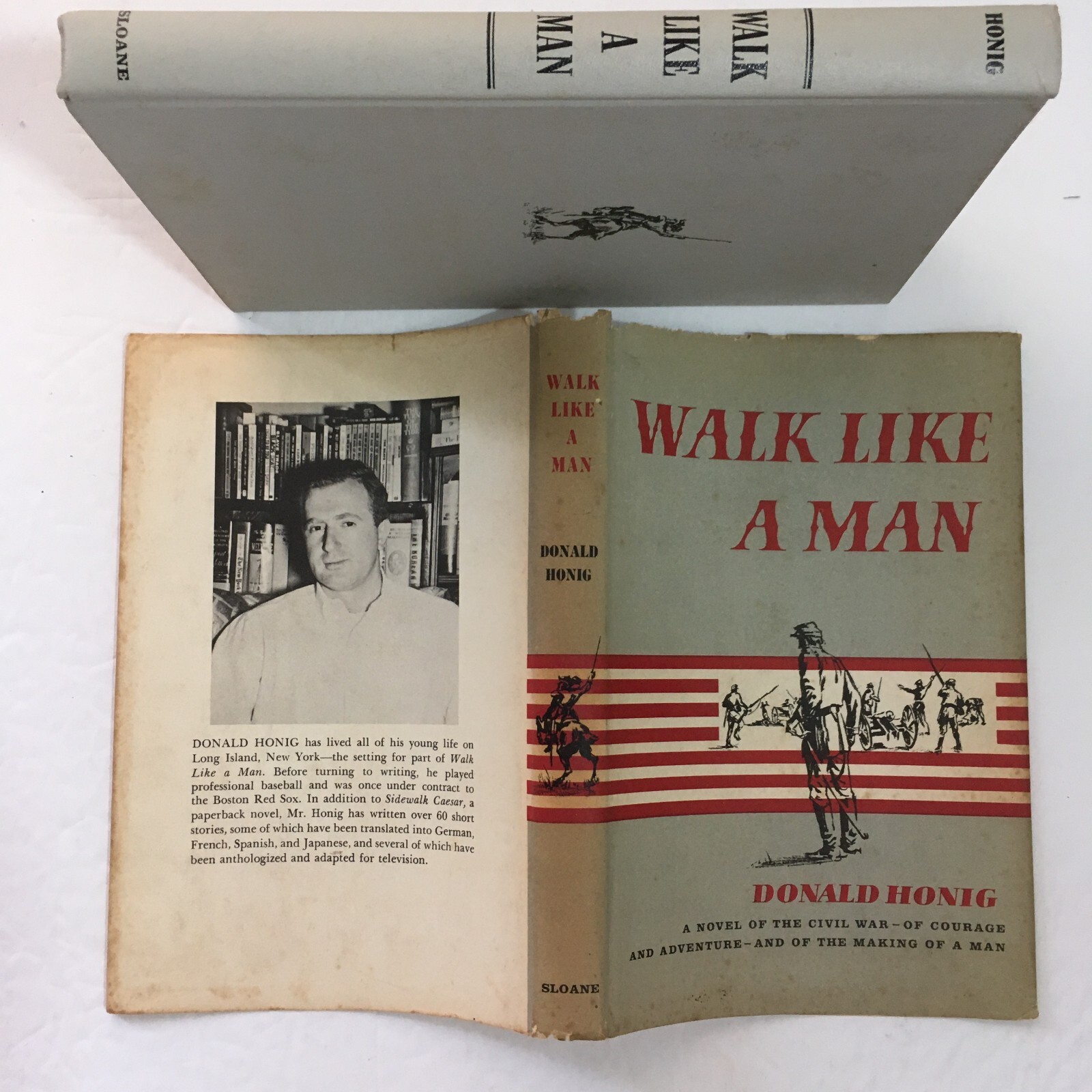 Civil War: Walk Like A Man by Donald Honig 1961 First Edition/Hardcover DJ