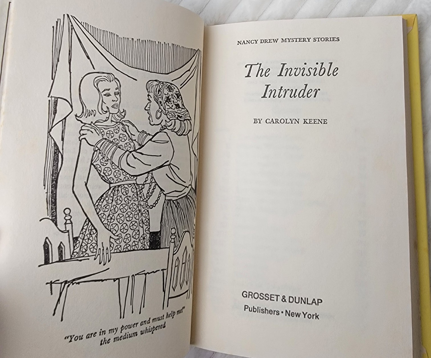 Nancy Drew Mystery Stories #46 The Invisible Intruder 1969 Hardcover by Carolyn