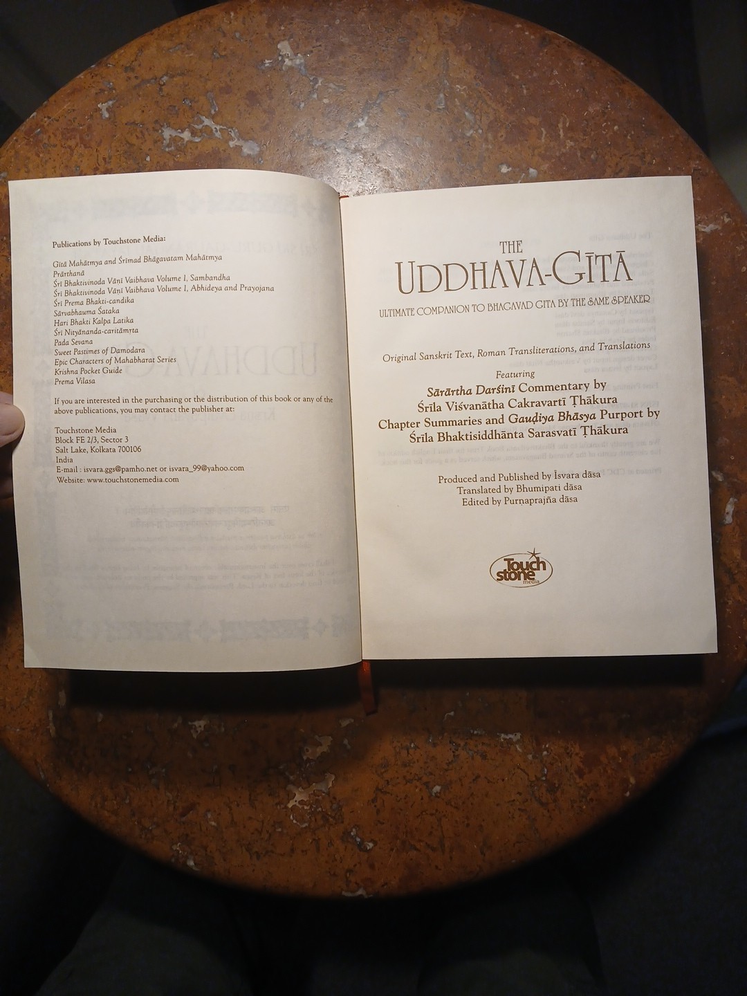 The UDDHAVA GITA, Original Sanskrit Text, Roman Transliteration And Translation