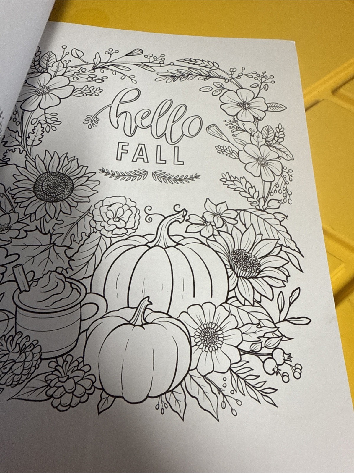 Pumpkin Spice Café Coloring Book by Laurie Gilmore (2025, Coloring/Connect…