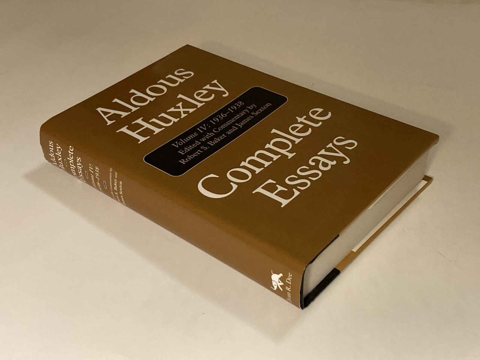 Complete Essays: Aldous Huxley, 1936-1938, Volume IV; 2001 Hardcover, NF / NF