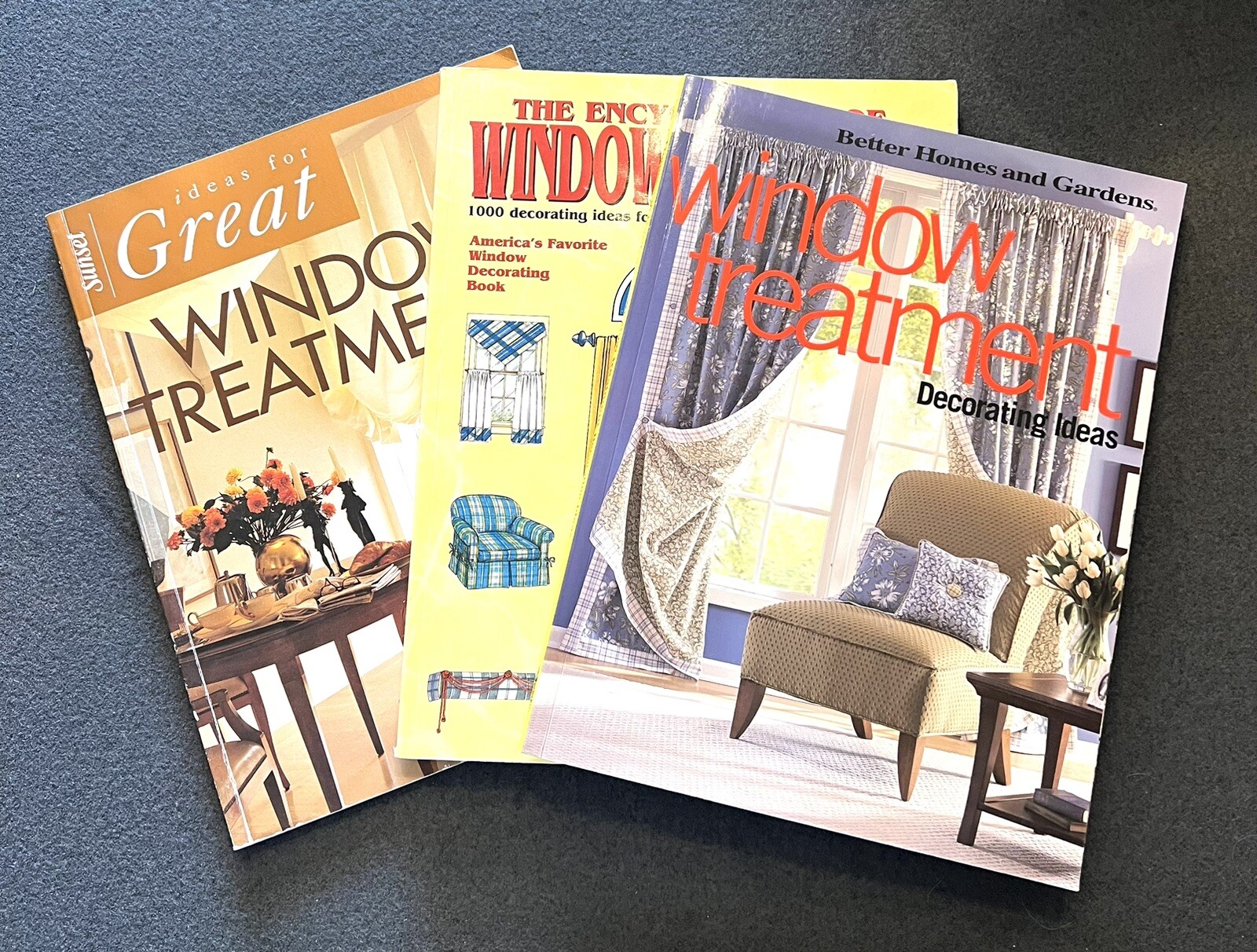 Lot Of 3 Window Decorating Books Used
