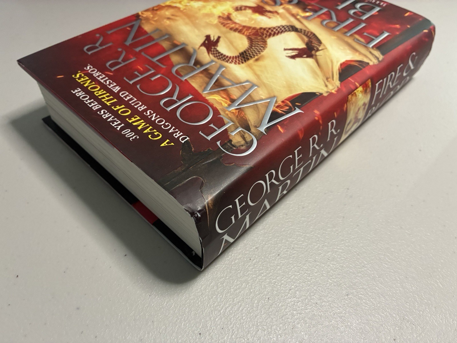 George R.R. Martin RR hardcover Book Fire & Blood 2018 1st Edition DJ Excellent