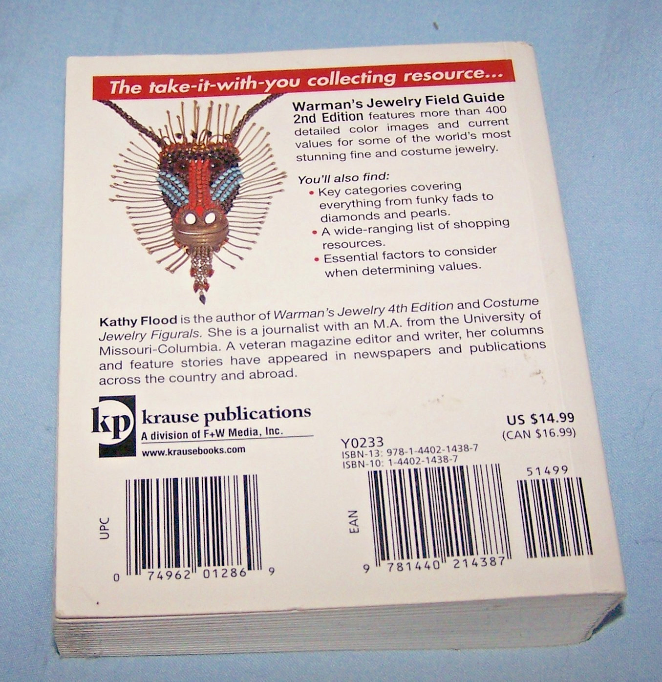 Warman’s Jewelry Field Guide-2nd Edition PB-Kathy Flood-2011-510 pages