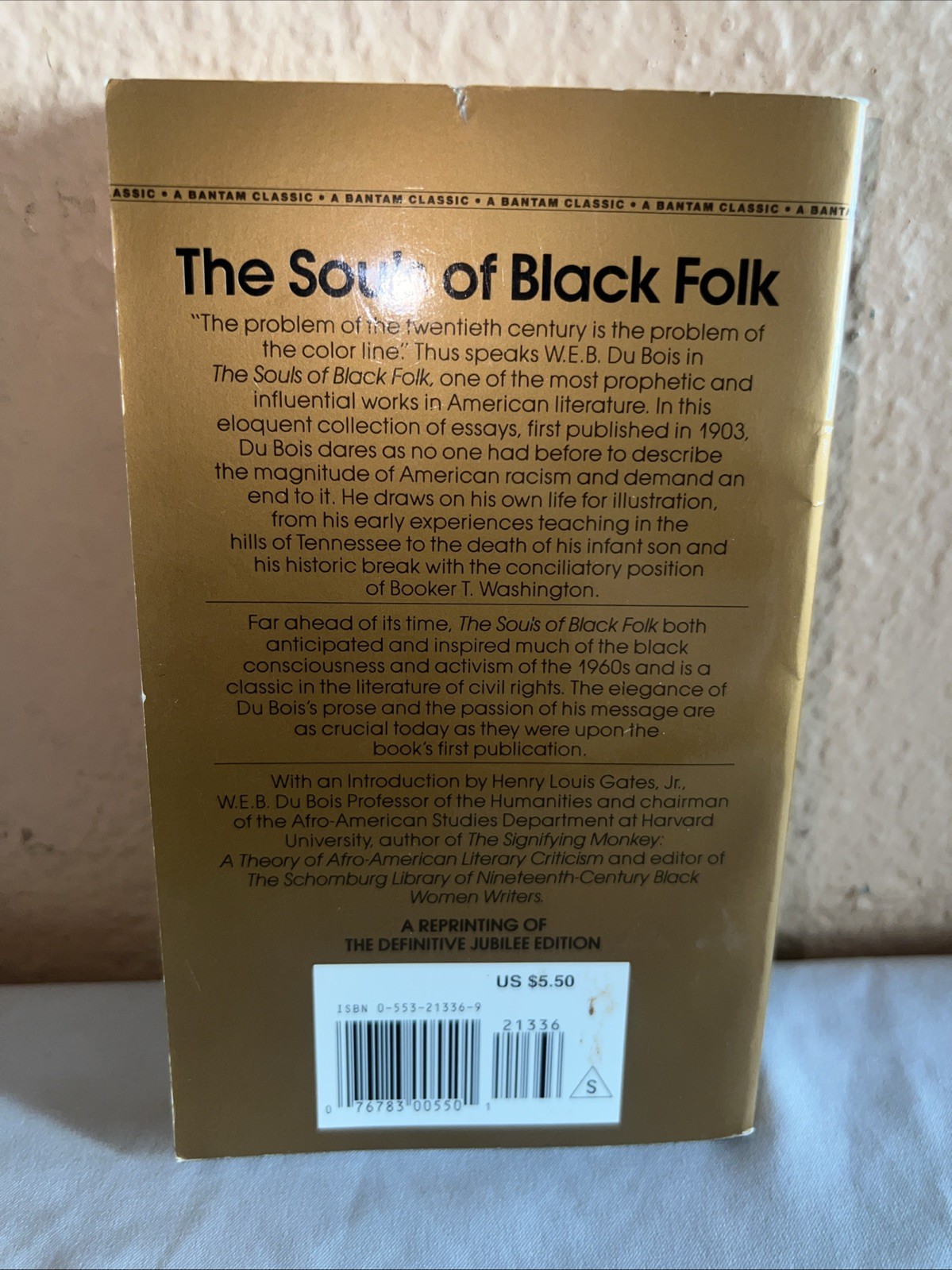 Vintage The Souls of Black Folk by W. E. B. Du Bois Trade Paperback VERY GOOD