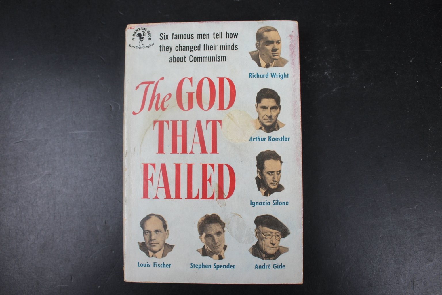 The God That Failed Richard Crossman 1952 Bantam Edition 1st Printing Cold War