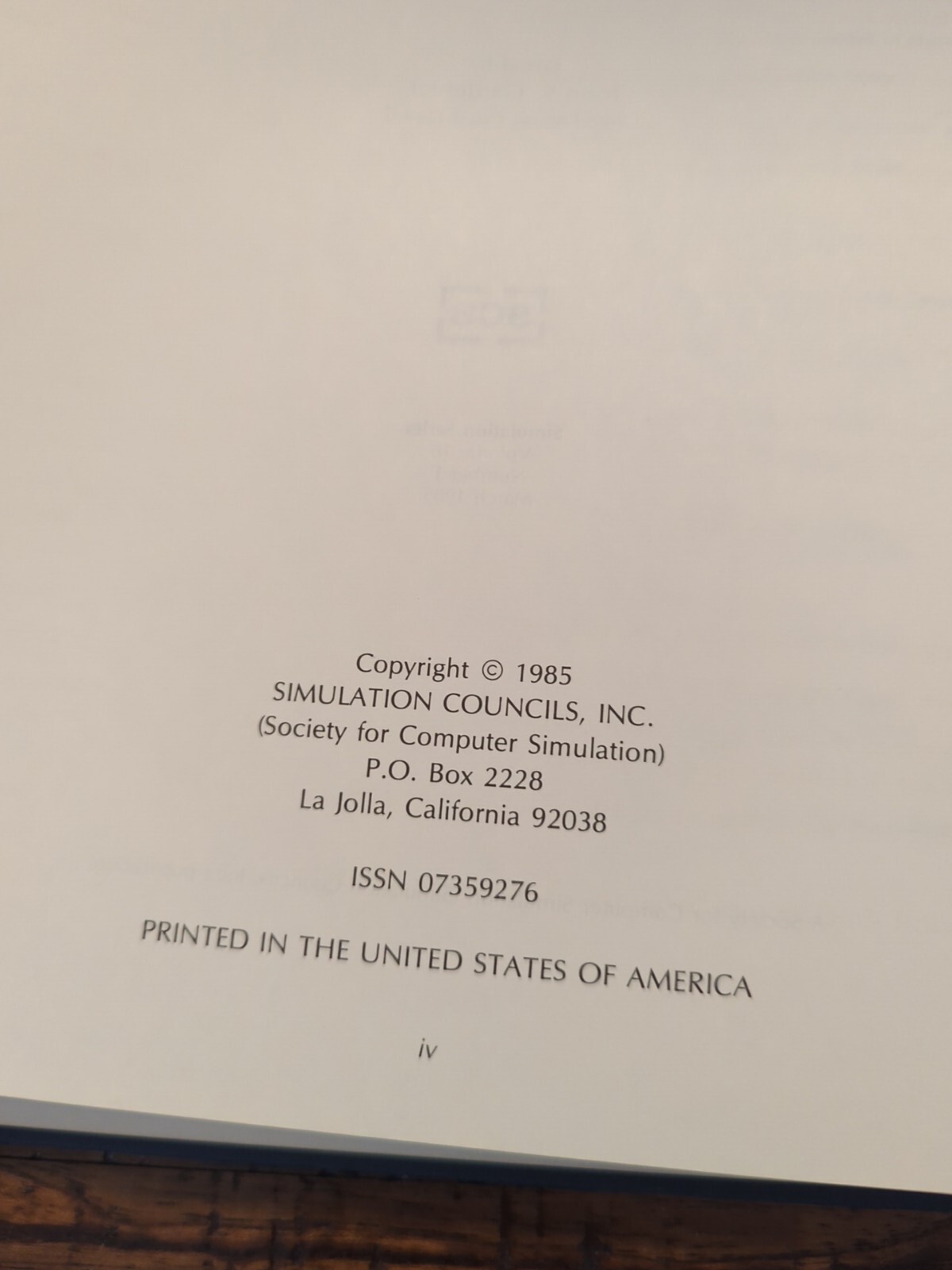 Simulations, Society For Computer Simulation. John Gardenier Vol. 16 Number 1