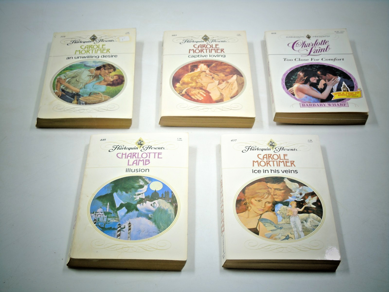 Lot Of 10 Vintage Harlequin Romance Paperback Books, See Description For Details