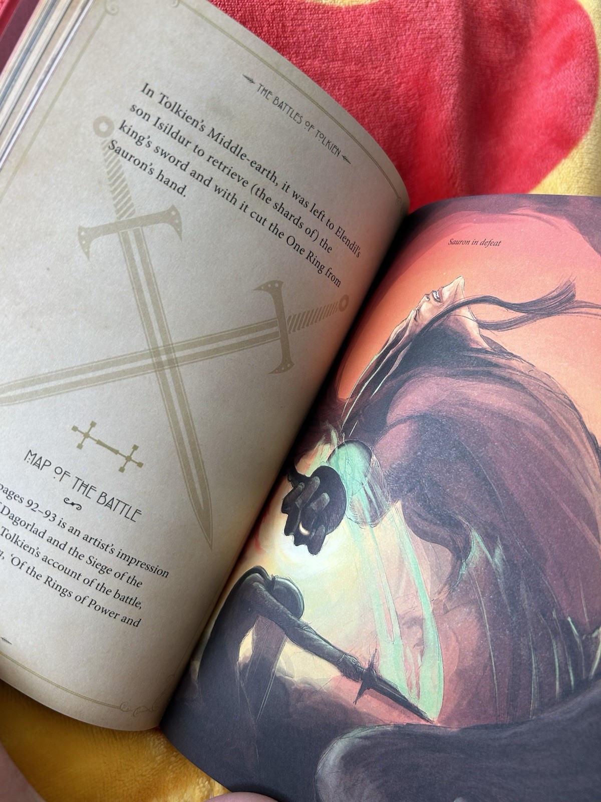 THE BATTLES OF TOLKIEN David Day Illustrated Flexi Bound Faux Leather Book