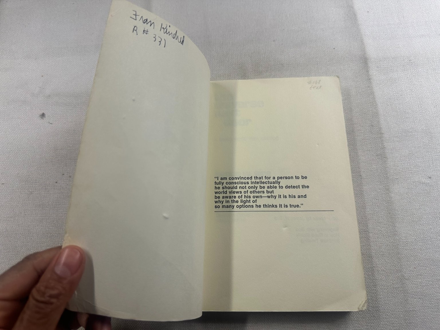 The Universe Next Door Sire 1976 Worldview Philosophy InterVarsity Press