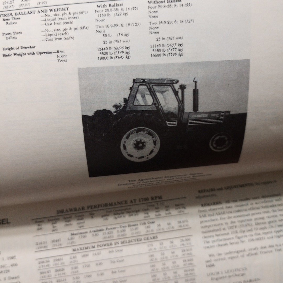 Farm Machinery & Tractor Facts 1983-1984 Edition by Implement & Tractor SC Book