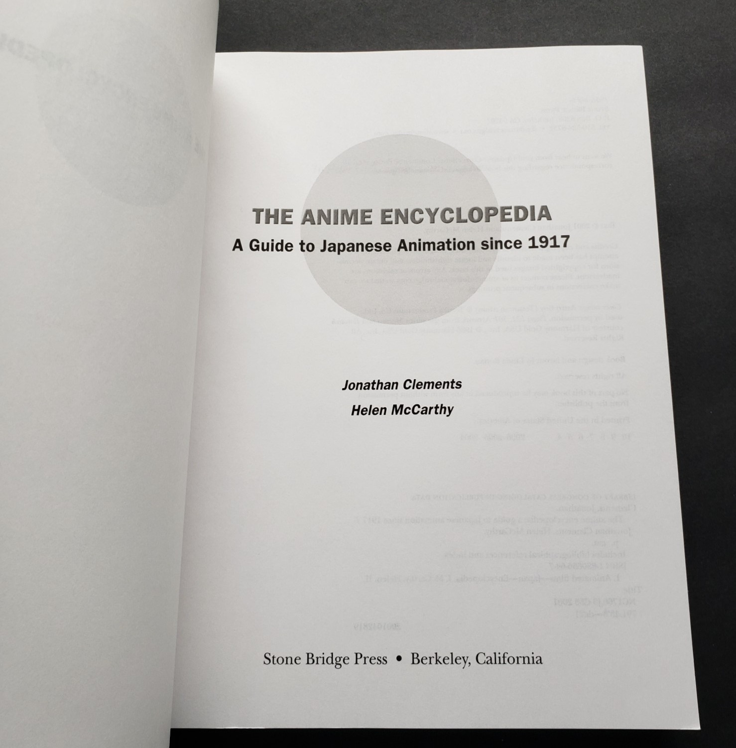 The Anime Encyclopedia Guide To Japanese Animation Since 1917 Book – History