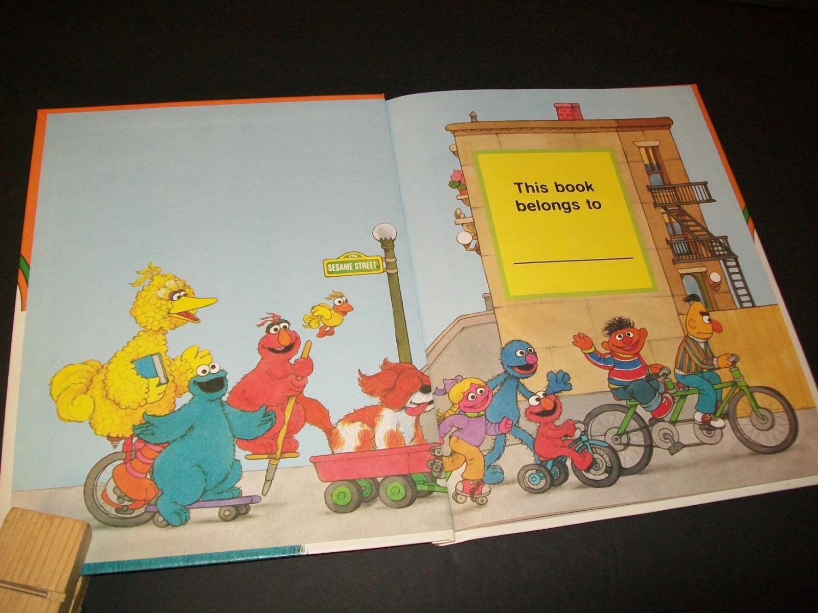 Vintage Sesame Street Books On My Way, Grover, Big Bird 1989 Lot of 6