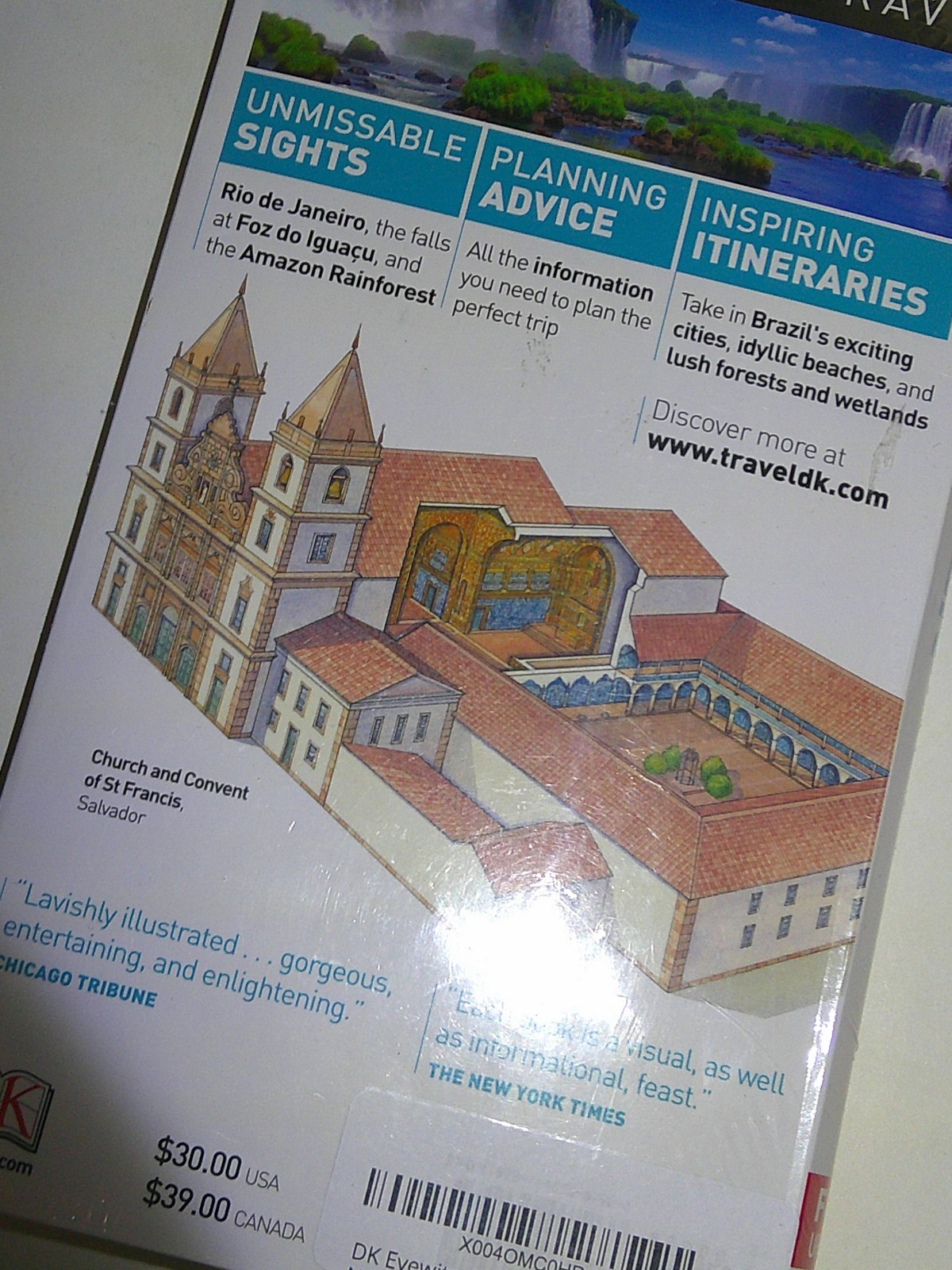 DK Eyewitness Travel Brazil (Travel Guide) Paperback Book New