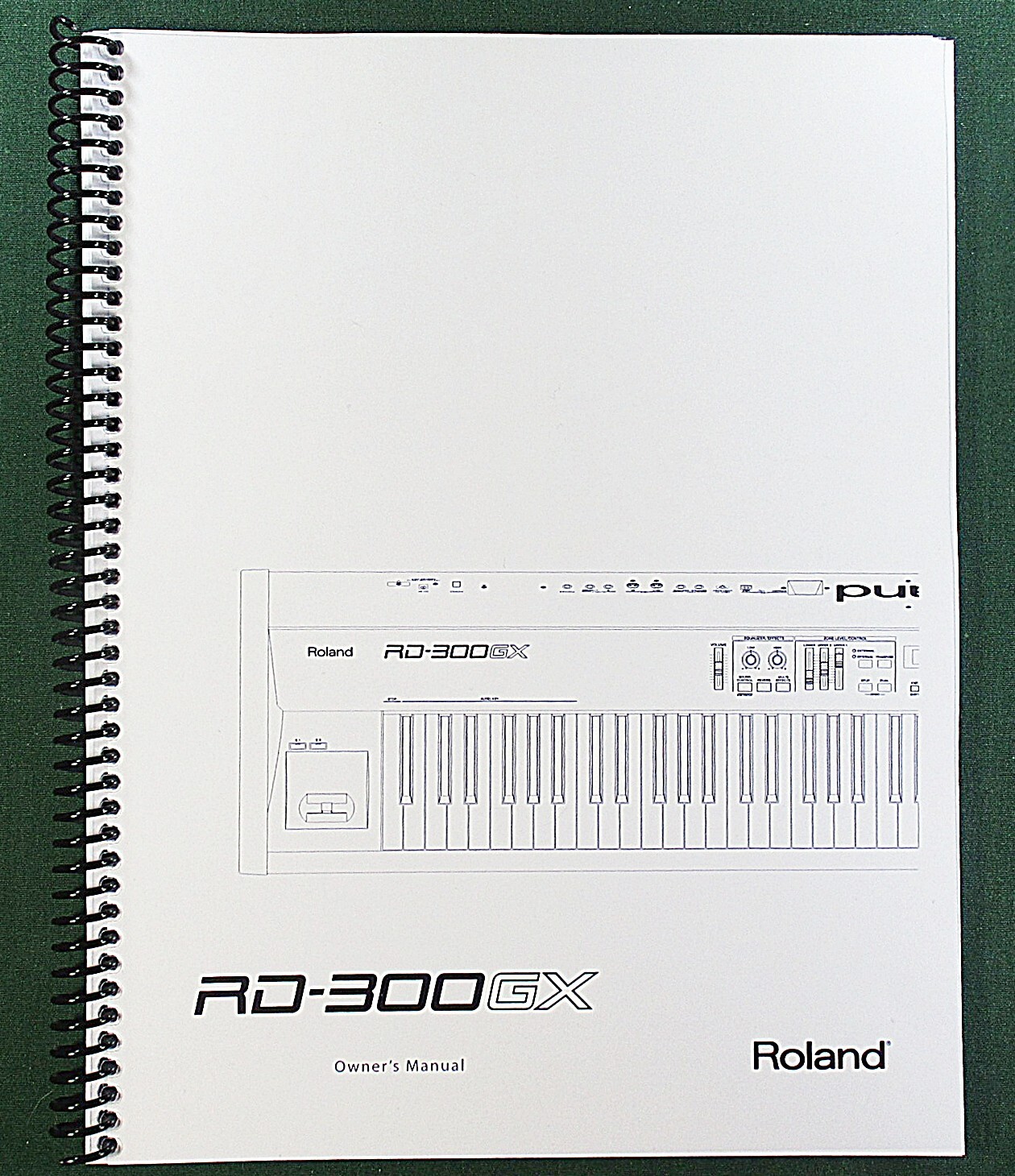 Roland RD-300GX Owner’s Instruction Manual: 108 Pages & Protective Covers!