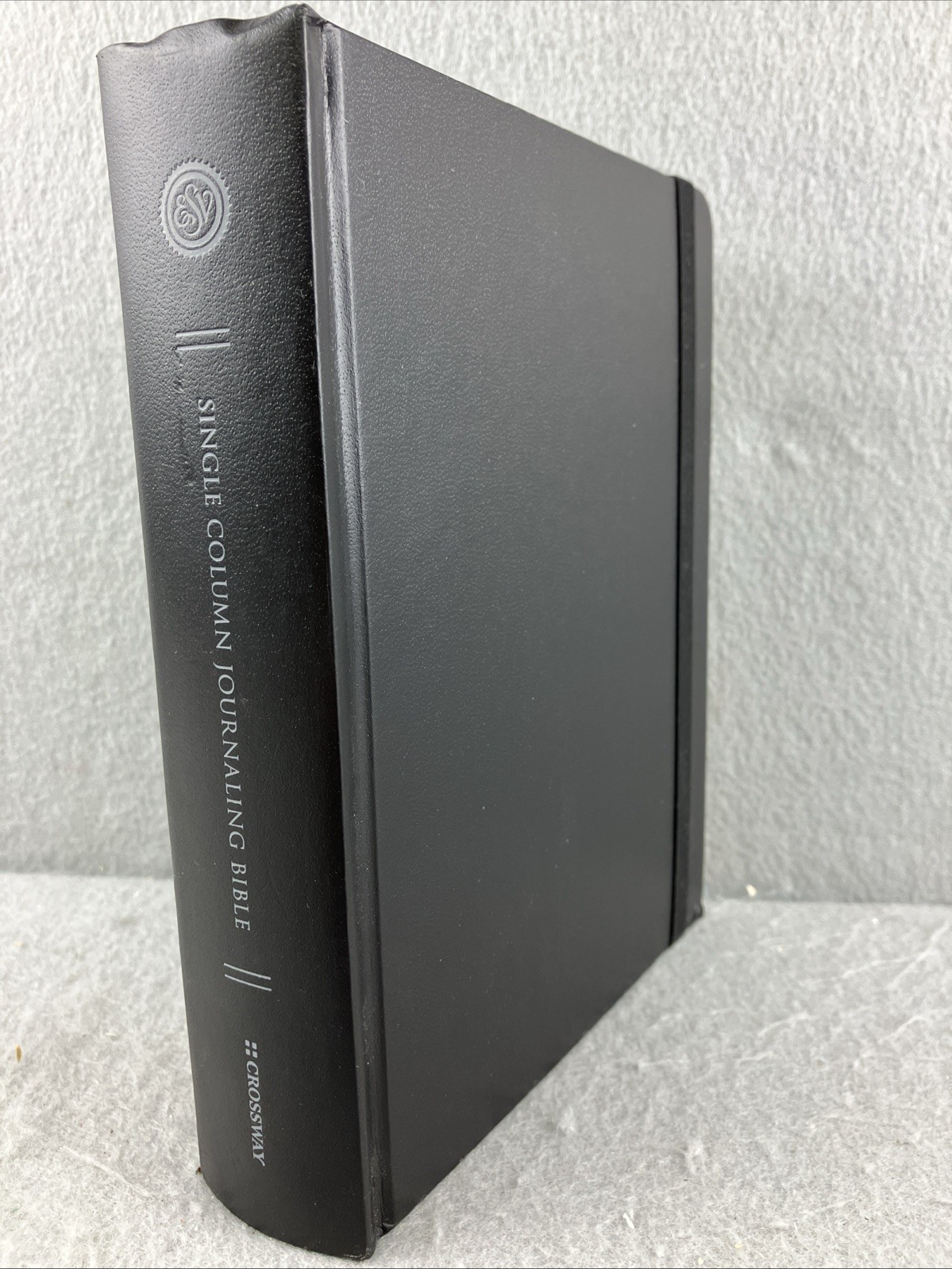 Single Column Journaling Bible (Black) English Standard Version ESV CLEAN PAGES